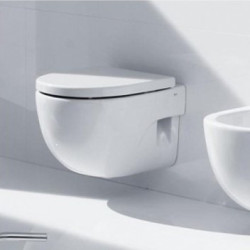 Pakabinamas unitazas Roca Meridian Compact, horizontaliu nuotaku