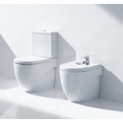 Pastatomas unitazas Roca Meridian Compact, universaliu nuotaku