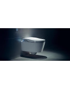 Pakabinamas išmanusis unitazas Roca Inspira, valdomas pulteliu