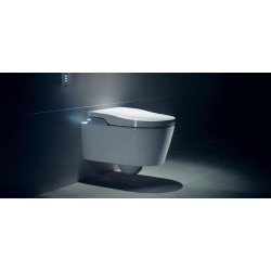Pakabinamas išmanusis unitazas Roca Inspira, valdomas pulteliu