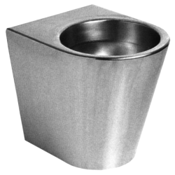 Pastatomas unitazas Sanela SLWN 05, nerūdijančio plieno