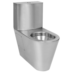 Pastatomas unitazas Sanela SLWN 15, nerūdijančio plieno