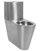 Pastatomas unitazas Sanela SLWN 16, nerūdijančio plieno