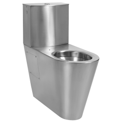 Pastatomas unitazas Sanela SLWN 16, nerūdijančio plieno