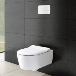 Pakabinamas unitazas Villeroy&Boch Avento, su dangčiu