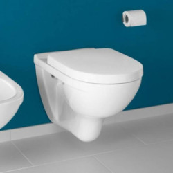 Pakabinamas unitazas Villeroy&Boch O.Novo Compact, su dangčiu