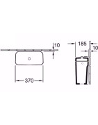 Unitazo bakelis Villeroy&Boch Subway, universaliu pajungimu