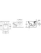 Pakabinamas unitazas Villeroy&Boch Subway 2.0 Rimless