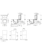 Pastatomas unitazas Villeroy&Boch Venticello, be bakelio