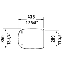 Unitazo sėdynė su dangčiu Duravit D-Code, su Soft-Close funkcija