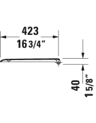 Unitazo sėdynė su dangčiu Duravit D-Code, su Soft-Close funkcija