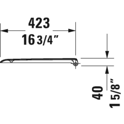 Unitazo sėdynė su dangčiu Duravit D-Code, su Soft-Close funkcija