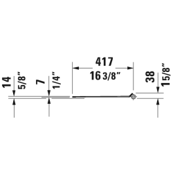 Unitazo sėdynė su dangčiu Duravit Durastyle, baltos spalvos
