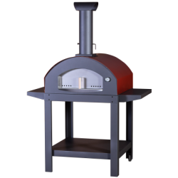 Plieninė krosnelė-orkaitė Victoria Pizza oven Vita Max, raudona