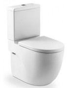 Unitazo sėdynė su dangčiu Roca Meridian Compact, baltos spalvos