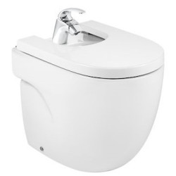 Bidė dangtis Roca Meridian Compact, su plieniniais vyriais