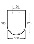 Unitazo sėdynė su dangčiu Roca Inspira, Soft-Close