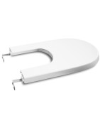 Bidė dangtis Roca Meridian Compact, su metaliniais vyriais