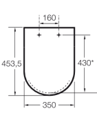Unitazo sėdynė su dangčiu Roca The Gap, Soft-Close