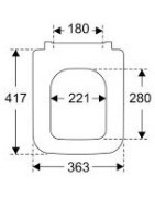 Unitazo sėdynė su dangčiu Villeroy&Boch Finion, Soft-Close