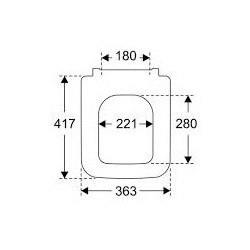 Unitazo sėdynė su dangčiu Villeroy&Boch Finion, Soft-Close