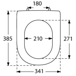 Unitazo sėdynė su dangčiu Villeroy&Boch Subway 2.0 Compact