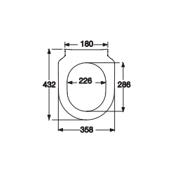 Unitazo sėdynė su dangčiu Villeroy&Boch Subway 2.0, Soft-Close