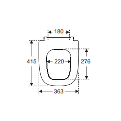 Unitazo sėdynė su dangčiu Villeroy&Boch Antheus, Soft-Close