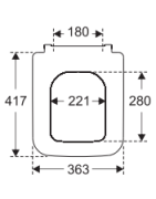 Unitazo sėdynė su dangčiu Villeroy&Boch Finion, Soft-Close
