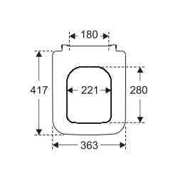 Unitazo sėdynė su dangčiu Villeroy&Boch Finion, Soft-Close