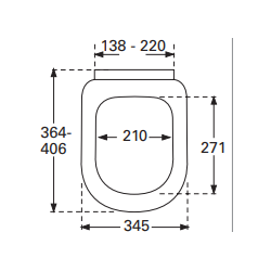 Unitazo sėdynė su dangčiu Villeroy&Boch Subway, Soft-Close