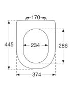 Unitazo sėdynė su dangčiu Villeroy&Boch Hommage, medinis