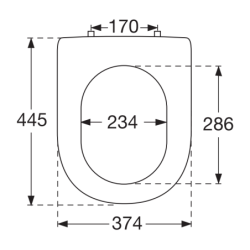 Unitazo sėdynė su dangčiu Villeroy&Boch Hommage, medinis