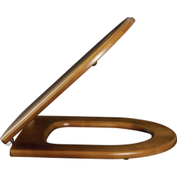 Unitazo sėdynė su dangčiu Villeroy&Boch Hommage, medinis