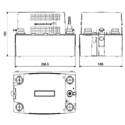 Siurblys drenažui Grundfos Conlift 1, 75 W