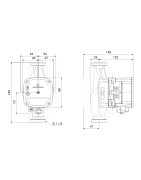 Cirkuliacinis siurblys Grundfos ALPHA1 L 32-60 180