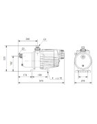 Sausai pastatomas siurblys Grundfos MQ 3-35