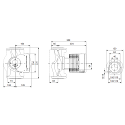 Cirkuliacinis siurblys Grundfos Magna3 40-80 F 220