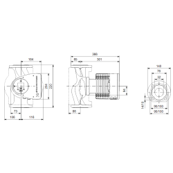 Cirkuliacinis siurblys Grundfos Magna3 32-120 F 220