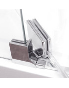 Pusapvalė dušo kabina Roth GR2N/1000, brillant/skaidrus