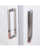 Pusapvalė dušo kabina Roth GR2N/1000, brillant/skaidrus