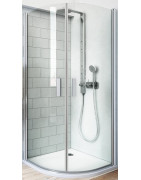 Pusapvalė dušo kabina Roth Tower Line TR1/900, brillant