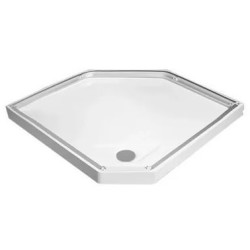 Dušo padėklas Ido Showerama 10-5, baltas, 90x90 cm