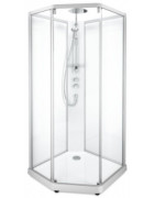 Dušo padėklas Ido Showerama 10-5, baltas, 100x100 cm