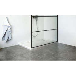 Dušo padėklas Roth Flat Stone Effect, baltos spalvos