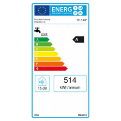 Elektrinis vandens šildytuvas Dražice TO-5 UP, virš prausyklės
