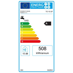 Elektrinis vandens šildytuvas Dražice TO-10 UP, virš prausyklės