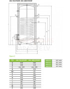 Netiesioginio šildymo vandens šildytuvas Dražice OKC 750 NTRR/BP
