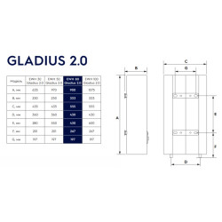 Elektrinis vandens šildytuvas Electrolux EWH 80 Gladius 2.0