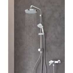 Dušo sistema Grohe Tempesta Rustic 200, su diverteriu